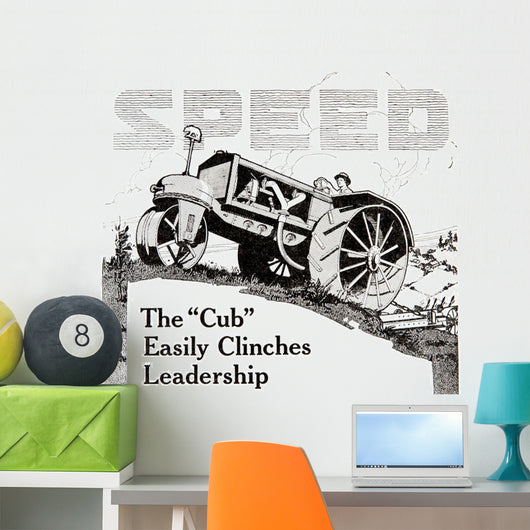 Historic Advertisement Cub Tractor Wall Decal