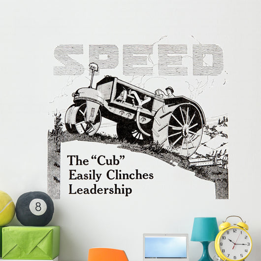 Historic Advertisement Cub Tractor Wall Decal
