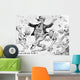 Comic Strip Country Gentleman Wall Decal Design 3