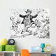Comic Strip Country Gentleman Wall Decal Design 3