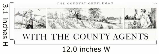 Comic Strip Country Gentleman Wall Decal Design 2