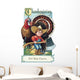 Thanksgiving Greeting Card with Wall Decal