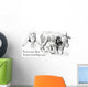 Vintage Illustration Baby Sucking Wall Decal