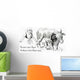 Vintage Illustration Baby Sucking Wall Decal