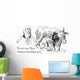 Vintage Illustration Baby Sucking Wall Decal