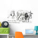 Vintage Illustration Baby Sucking Wall Decal