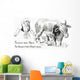 Vintage Illustration Baby Sucking Wall Decal