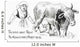 Vintage Illustration Baby Sucking Wall Decal