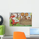 Vintage Halloween Greeting Card Wall Decal