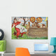 Vintage Halloween Greeting Card Wall Decal