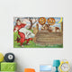 Vintage Halloween Greeting Card Wall Decal