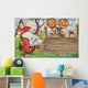 Vintage Halloween Greeting Card Wall Decal
