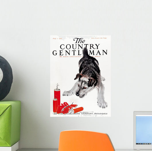 Cover Country Gentleman Agricultural Wall Decal Design 1
