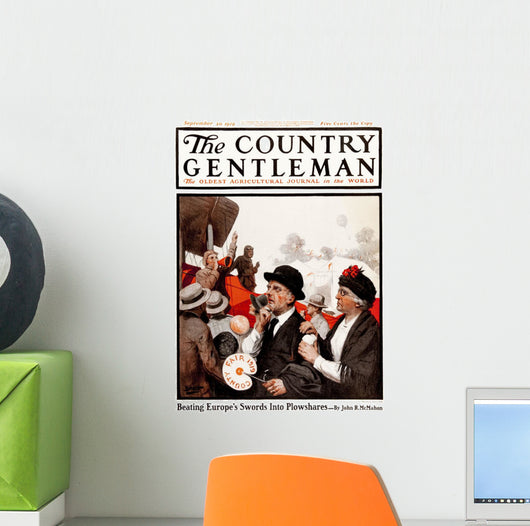 Cover of Country Gentleman agricultural magazine Wall Mural