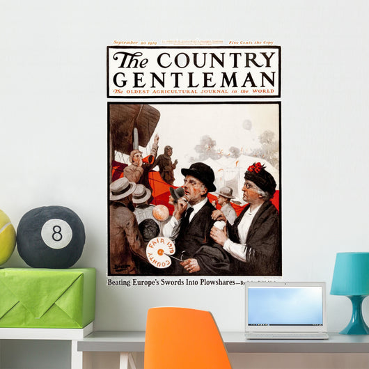 Cover of Country Gentleman agricultural magazine Wall Mural