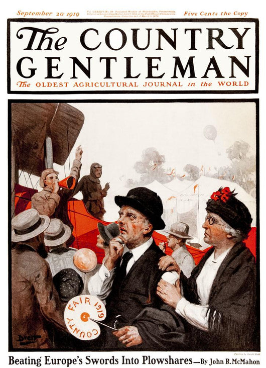 Cover of Country Gentleman agricultural magazine Wall Mural