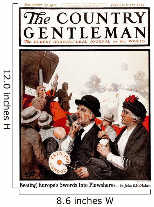 Cover of Country Gentleman agricultural magazine Wall Mural
