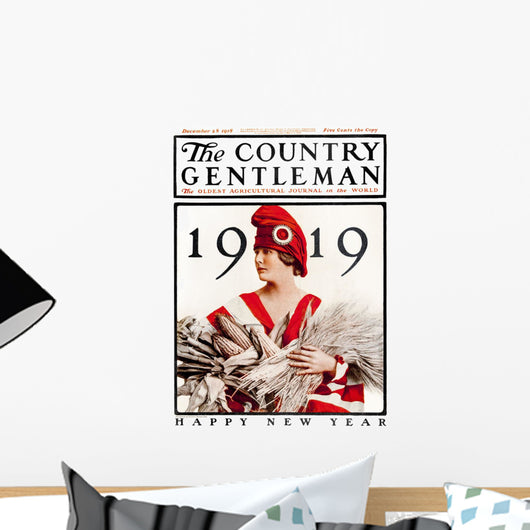 Cover of Country Gentleman agricultural magazine Wall Mural