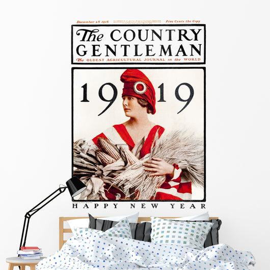 Cover of Country Gentleman agricultural magazine Wall Mural