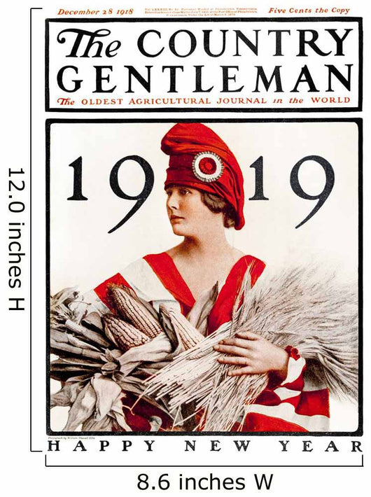 Cover of Country Gentleman agricultural magazine Wall Mural