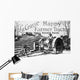 Historic LaCrosse tractor advertisement Wall Mural