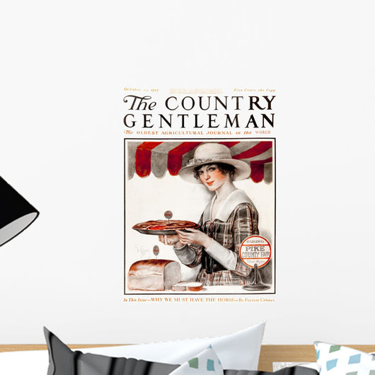 Cover of Country Gentleman agricultural magazine Wall Mural