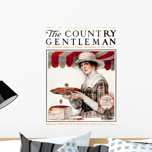Cover of Country Gentleman agricultural magazine Wall Mural