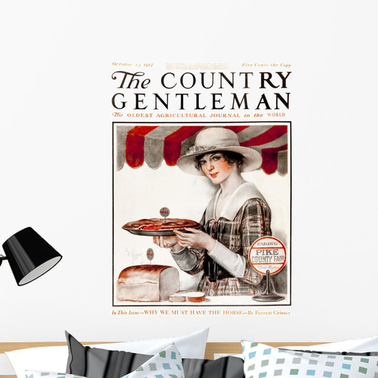 Cover of Country Gentleman agricultural magazine Wall Mural