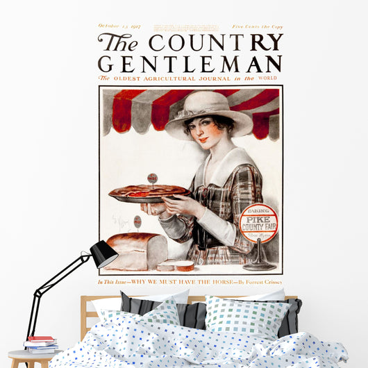 Cover of Country Gentleman agricultural magazine Wall Mural