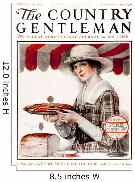 Cover of Country Gentleman agricultural magazine Wall Mural