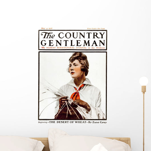 Cover of Country Gentleman agricultural magazine Wall Mural