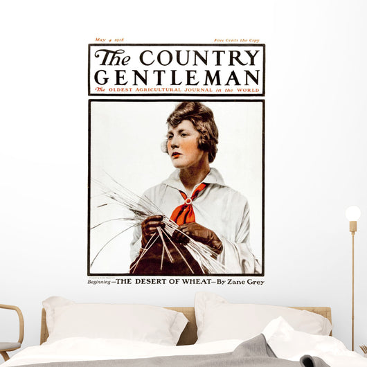 Cover of Country Gentleman agricultural magazine Wall Mural