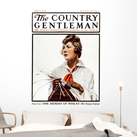 Cover of Country Gentleman agricultural magazine Wall Mural