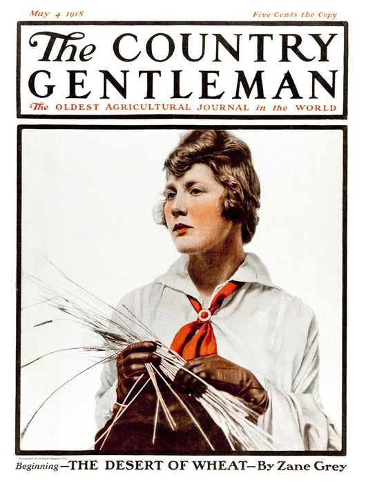 Cover of Country Gentleman agricultural magazine Wall Mural