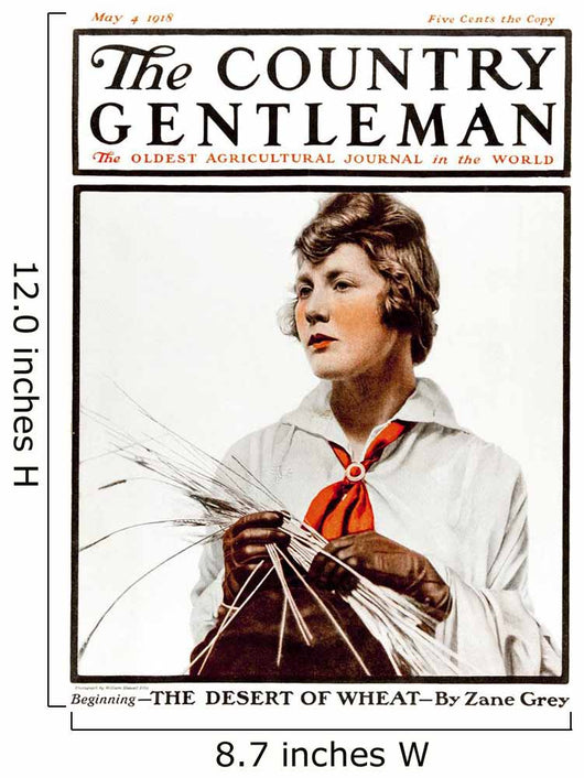 Cover of Country Gentleman agricultural magazine Wall Mural