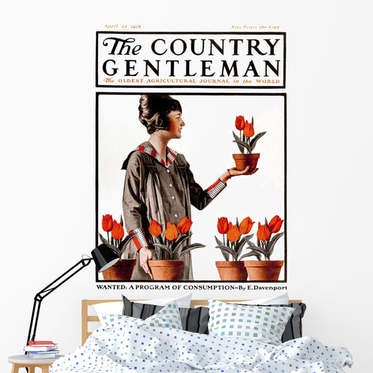 Cover of Country Gentleman agricultural magazine Wall Mural