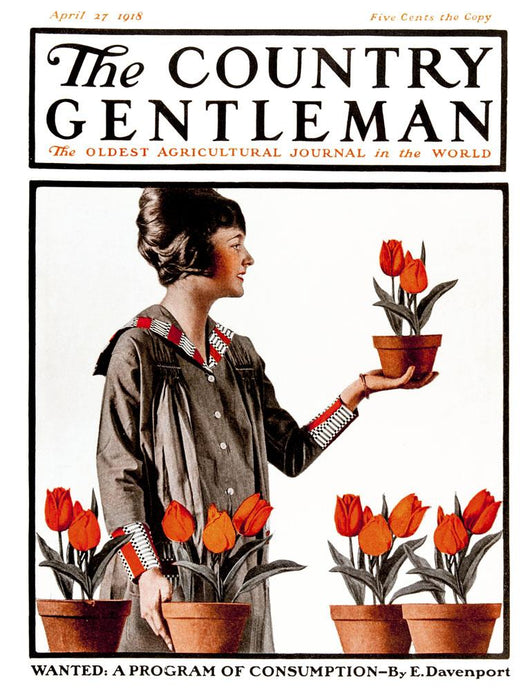 Cover of Country Gentleman agricultural magazine Wall Mural