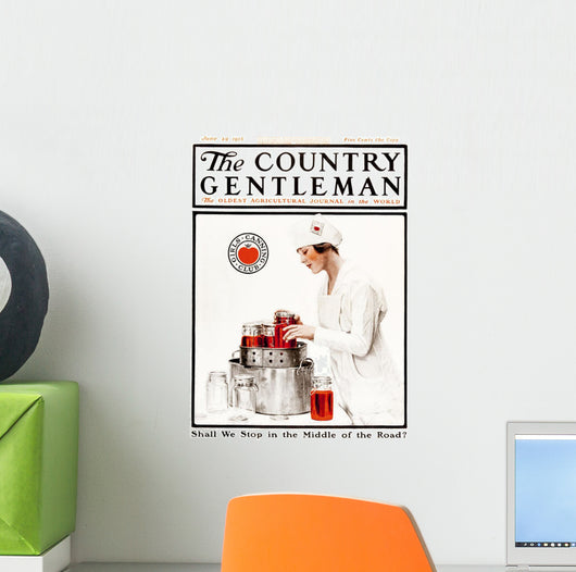 Cover of Country Gentleman agricultural magazine Wall Mural