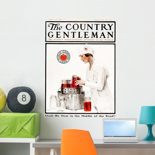 Cover of Country Gentleman agricultural magazine Wall Mural