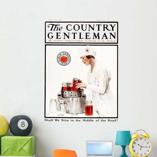 Cover of Country Gentleman agricultural magazine Wall Mural