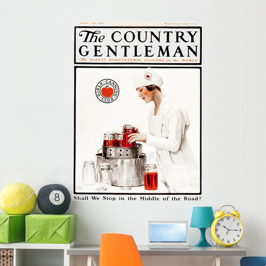 Cover of Country Gentleman agricultural magazine Wall Mural