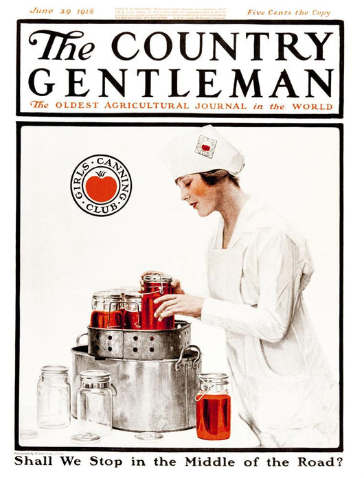 Cover of Country Gentleman agricultural magazine Wall Mural