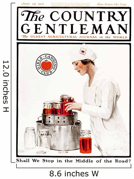 Cover of Country Gentleman agricultural magazine Wall Mural