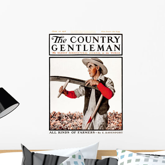 Cover of Country Gentleman agricultural magazine Wall Mural
