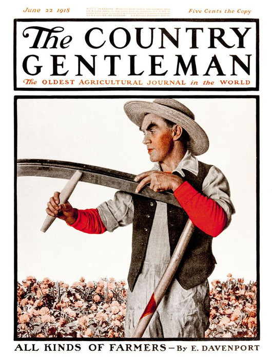 Cover of Country Gentleman agricultural magazine Wall Mural