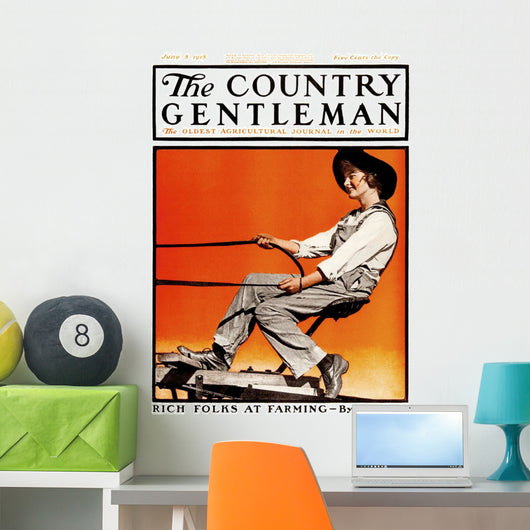 Cover of Country Gentleman agricultural magazine Wall Mural