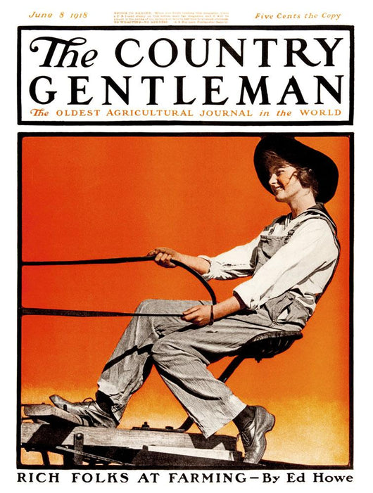 Cover of Country Gentleman agricultural magazine Wall Mural