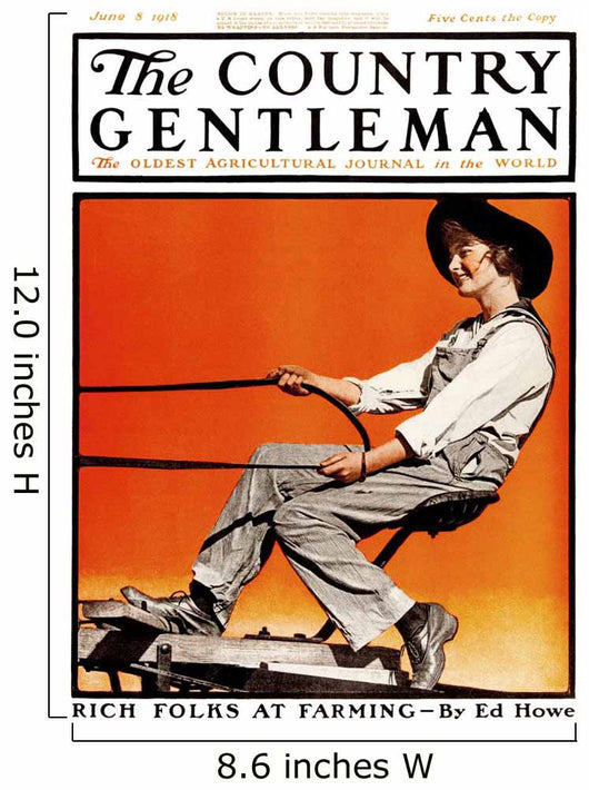 Cover of Country Gentleman agricultural magazine Wall Mural