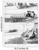 Comic strip in Country Gentleman agricultural magazine Wall Mural