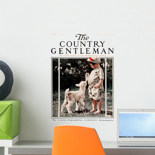 Cover of Country Gentleman agricultural magazine Wall Mural
